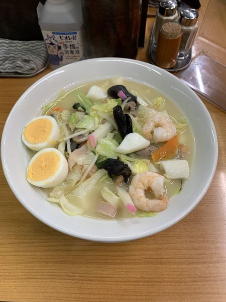 「【限定】チャンポン ¥1100」@中華そば 半ざわの写真