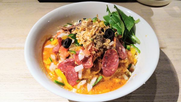 「ピザソバ(大)+〆のリゾット仕立て」@ajito ismの写真