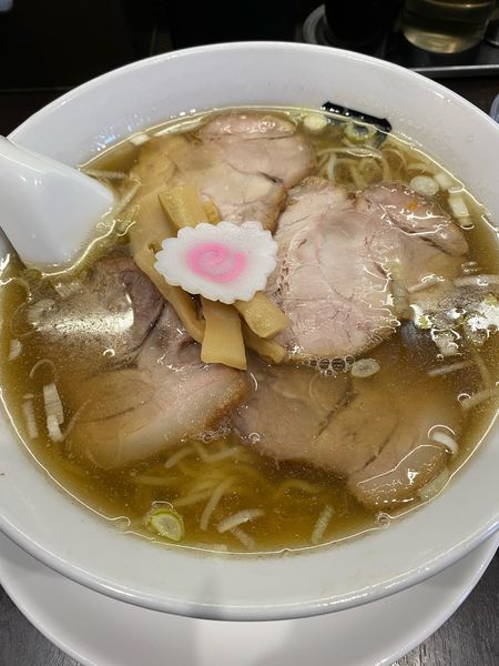 「チャーシュー麺➕麺中盛➕麺固め」@煮干らー麺 カネショウ 四街道の写真