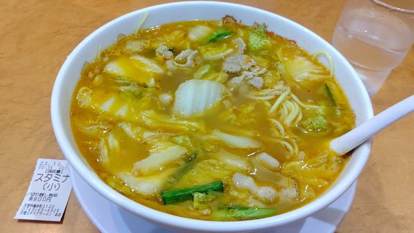 「スタミナラーメン(小）８００円」@天理スタミナラーメン 本店の写真