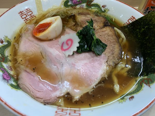 「（限定B）生姜醤油ラーメン」@手揉み中華そば 中村の写真