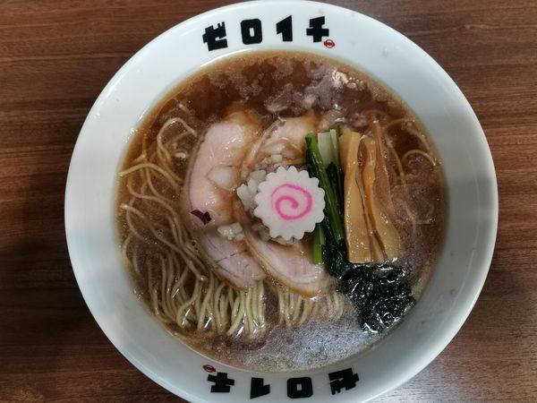 「淡麗煮干し中華そば」@ラーメンゼロイチ 松橋店の写真
