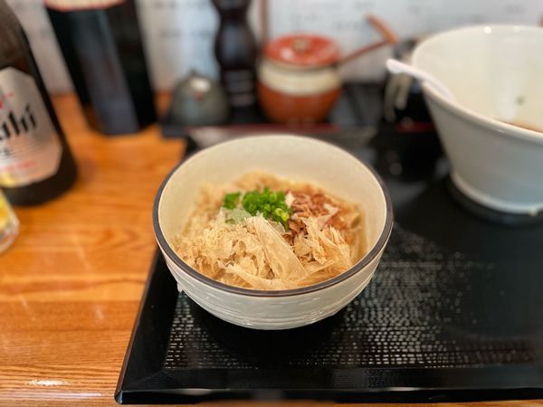 「和え玉ハーフ（白湯）¥150」@麺処 黒の写真