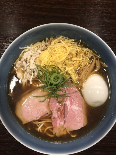 「味玉醤油そば(細麺)1100円」@麺屋 ルリカケスの写真