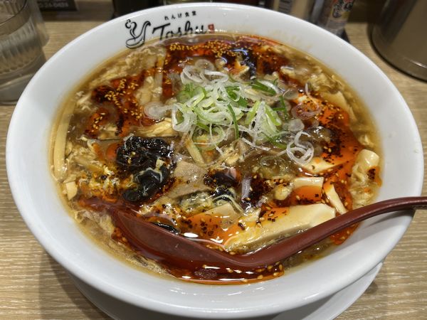 「酸辣湯麺大盛」@れんげ食堂 Toshu 二子新地店の写真