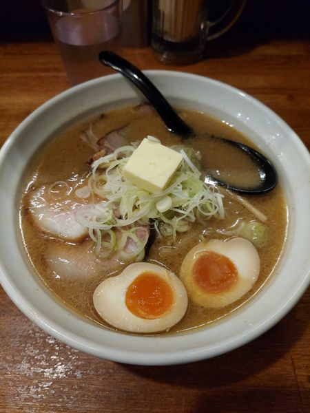 「とくのせみそ＋バター＋ランチチャーハン」@さっぽろ羅偉伝 高田馬場店の写真