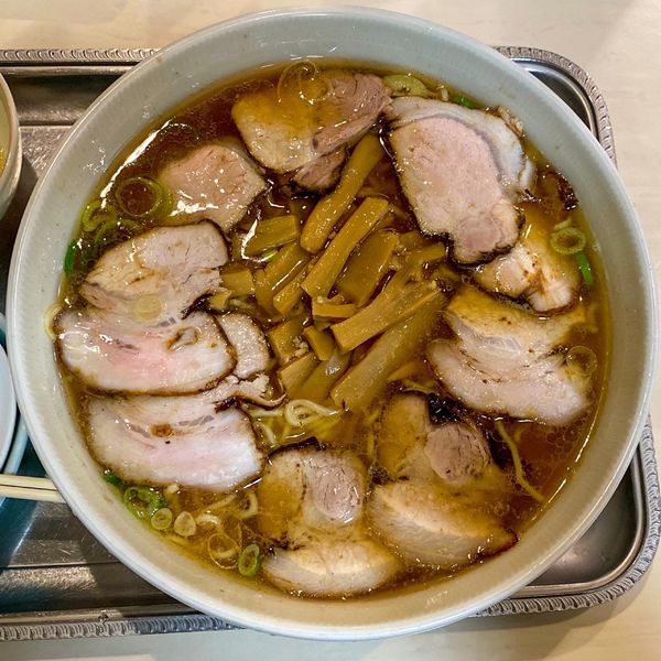 「チャーシューメン ¥1,340 生玉子 ¥50」@永福町大勝軒の写真