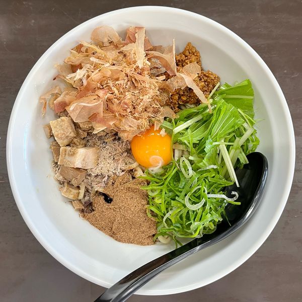 「枕崎まぜそば（950円）」@麺酒場 木村本店の写真