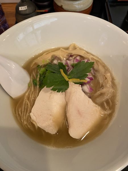 「鶏白湯らぁ麺」@麺処 黒の写真