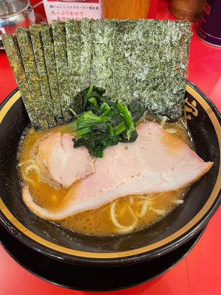 「ラーメンのり増しライス」@横浜家系ラーメン 大輝家の写真