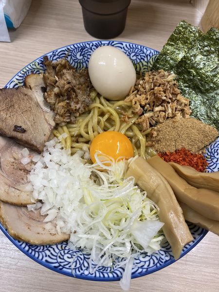 「特製かれーまぜそば 1350」@狼煙 大宮店の写真