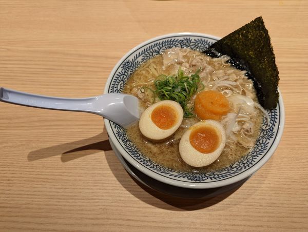 「味玉肉そば」@丸源ラーメン 川越岸町店の写真