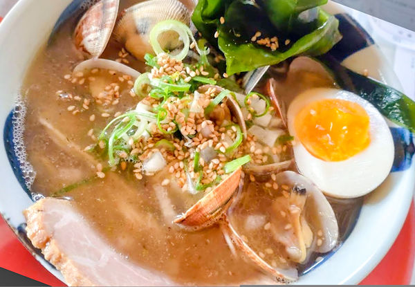 「あさりラーメン」@麺屋うぐいすの写真