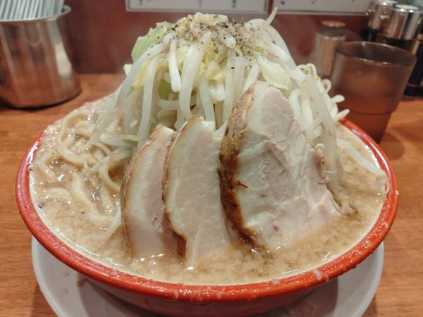 「ラーメン野菜増し」@らーめん バリ男 行徳店の写真