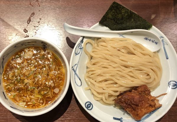 「つけ麺　さっぱり味　900円　中盛り」@創始麺屋武蔵の写真