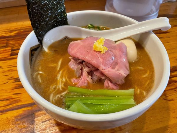 「特製海老味噌ラーメン大盛」@真鯛らーめん 麺魚の写真