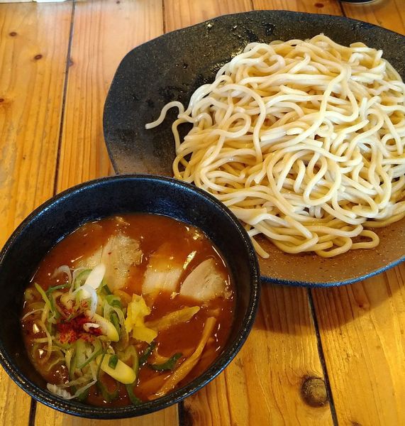 「濃厚魚介つけ麺 830円」@つけ麺本丸 東海市店の写真