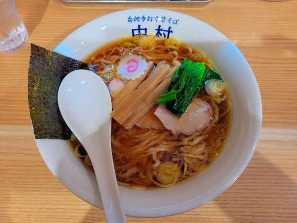 「手打中華そば」@白河手打中華そば 中村の写真