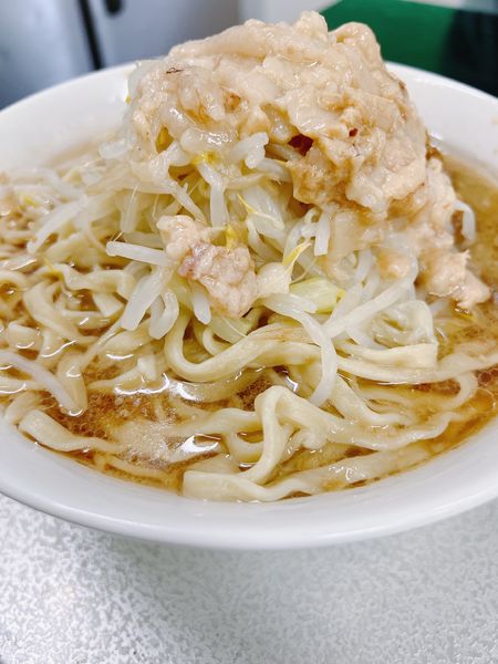 「小ラーメン少なめ　アブラ」@ラーメン二郎 茨城守谷店の写真