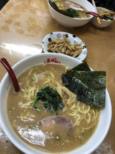 「ラーメン(大盛り)」@横浜ラーメン あばん 上尾西口駅前店の写真