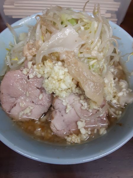 「ラーメン800円､野菜ニンニクアブラ」@らーめん玄の写真