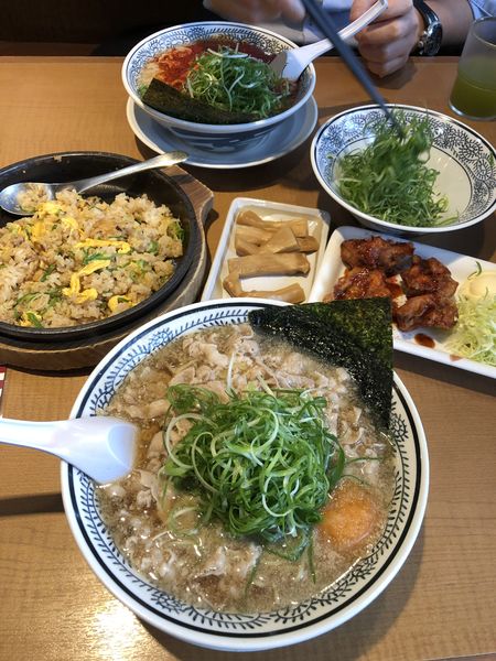 「ネギ肉そば(大盛り)」@丸源ラーメン 川口芝店の写真