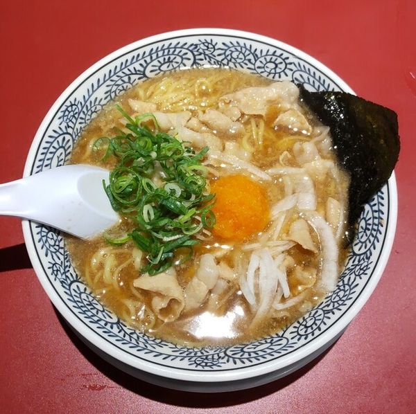 「熟成醤油肉そば715円 ・替玉143円」@丸源ラーメン 南福島店の写真