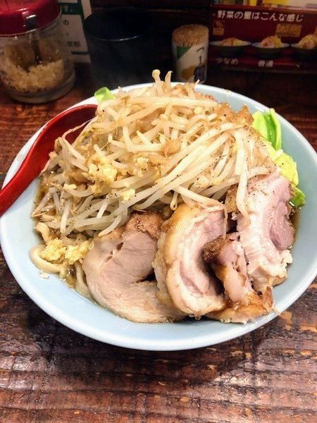 「小ラーメン ヤサイ増し にんにく」@立川マシマシの写真