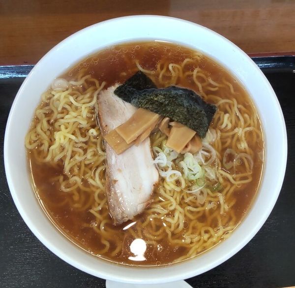 「支那そば450円 ・大盛り100円」@茂利多屋の写真