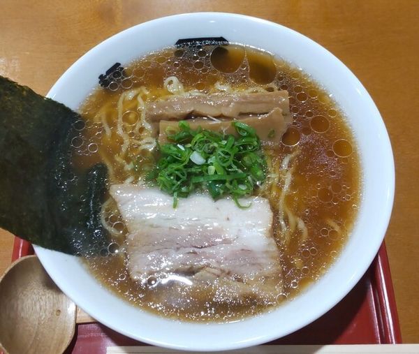 「中華そば770円 ・大盛り150円」@麺・餅処 吾助の写真