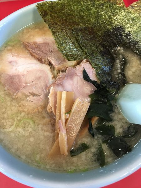 「チャーシューメン　1,000円　半ライス　100円」@ラーメンショップ 薮塚店の写真