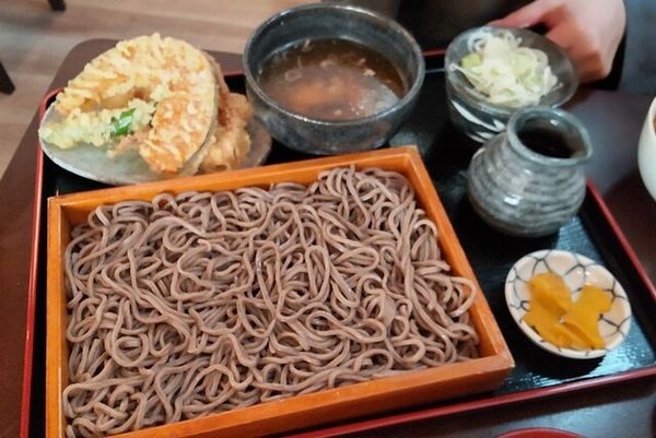 「一庵そば880円×2」@そば処 一庵の写真