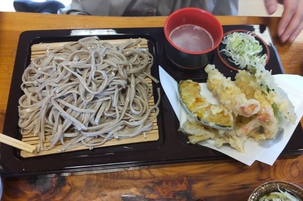 「天ざる並盛り1400円」@七兵衛そば 東根店の写真
