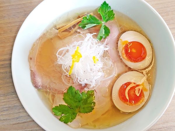 「特製塩（ワンタン抜き）」@中華そば 和渦 TOKYOの写真