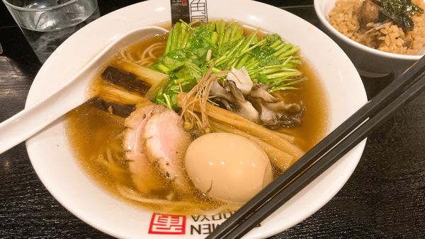 「【限定】仙台せり中華」@ラーメン角屋の写真