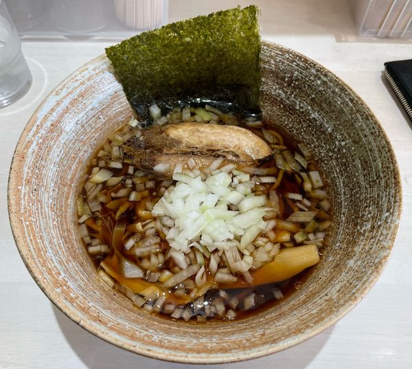 「竹岡式ラーメン小+玉ねぎ+半チャーハン ￥650+￥100+￥2」@濃厚ラーメン 大葉商店の写真