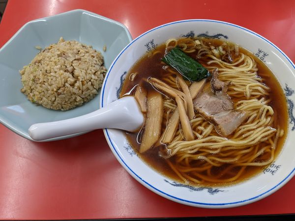 「半チャンラーメン」@中華そば 成光の写真