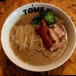 背脂淡麗煮干しそば大盛り