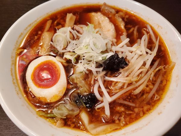 「からい麺」@らぁめん 吉家の写真