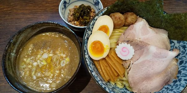 「特製つけ麺+高菜納豆」@麺処はなぶさの写真