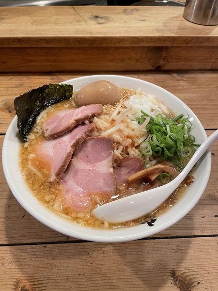 「特製背脂味噌(大盛り)」@井田商店の写真