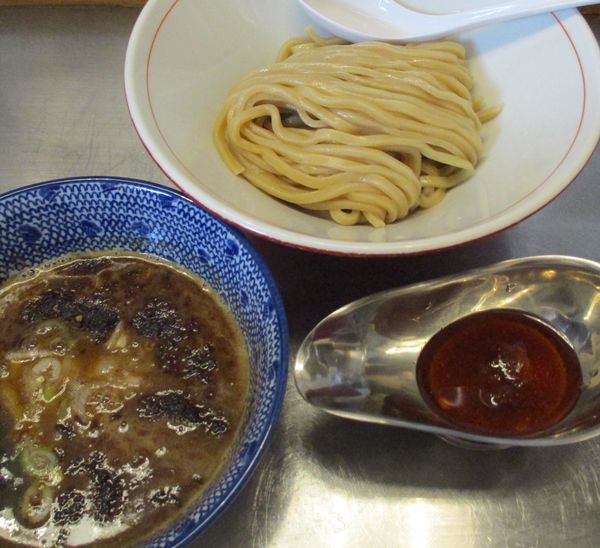 「つけ麺（カレールー付き・小200g）950円」@つけ麺 神儺祁の写真
