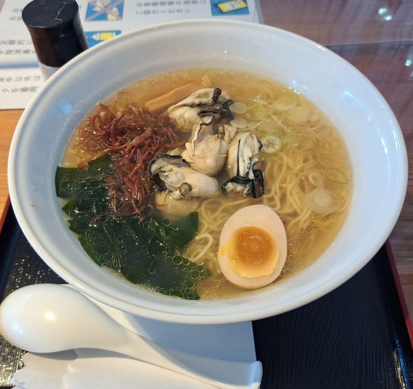 「牡蠣のラーメン」@リアスキッチンの写真