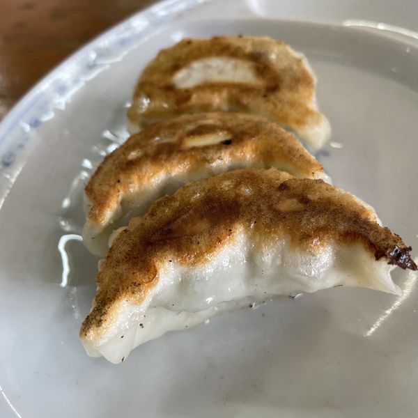 「餃子3個　250円」@手打ラーメン 味一の写真