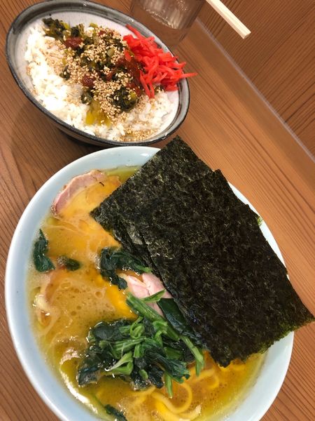 「並ラーメン　ライス」@家系らーめん 武将家 外伝の写真