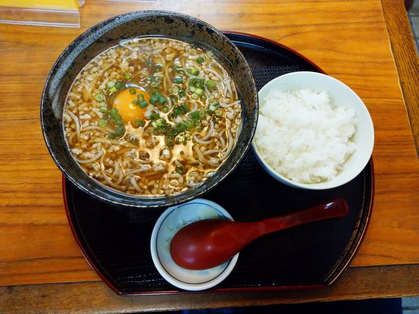 「親子時雨そば（780円）」@たまる屋の写真