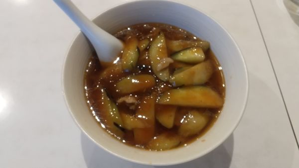 「ナスラーメン900円」@金門飯店の写真