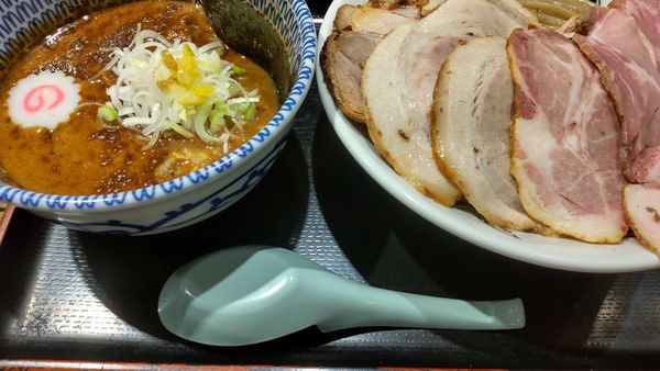 「濃厚つけ麺  チャーシュー」@松戸中華そば 富田食堂の写真