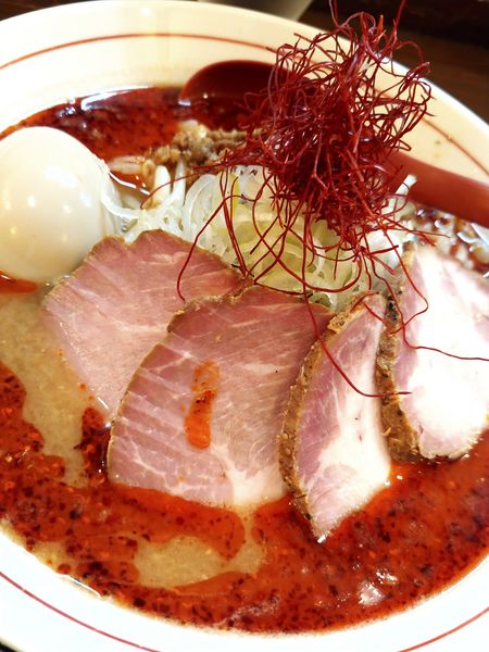 「特製辛味噌らーめん」@東京味噌らーめん 鶉の写真