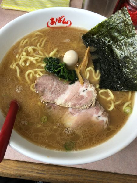 「ラーメン(大盛り)」@横浜ラーメン あばん 上尾西口駅前店の写真